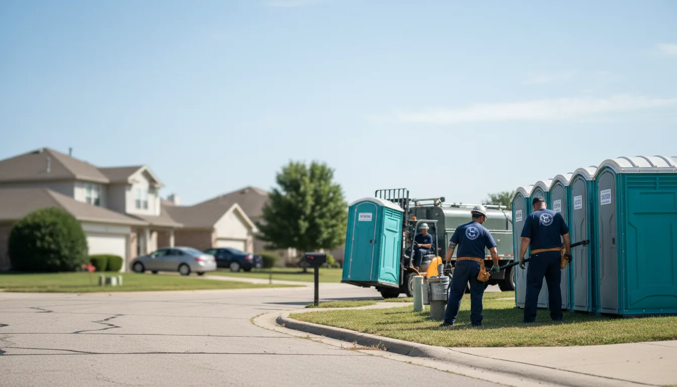 Porta Potty Rental in Aubrey, TX near me
